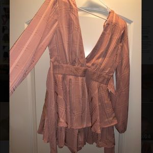 Blush pink romper
